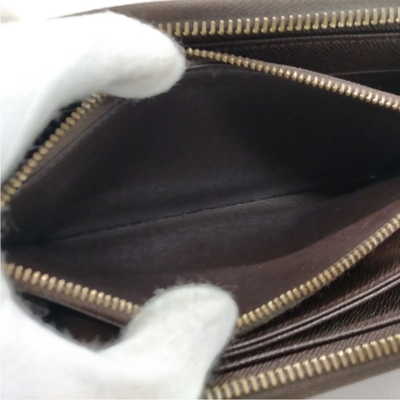 Louis Vuitton Brown Damier LV zippy long wallet with Box and dustbag - Picture 12 of 16